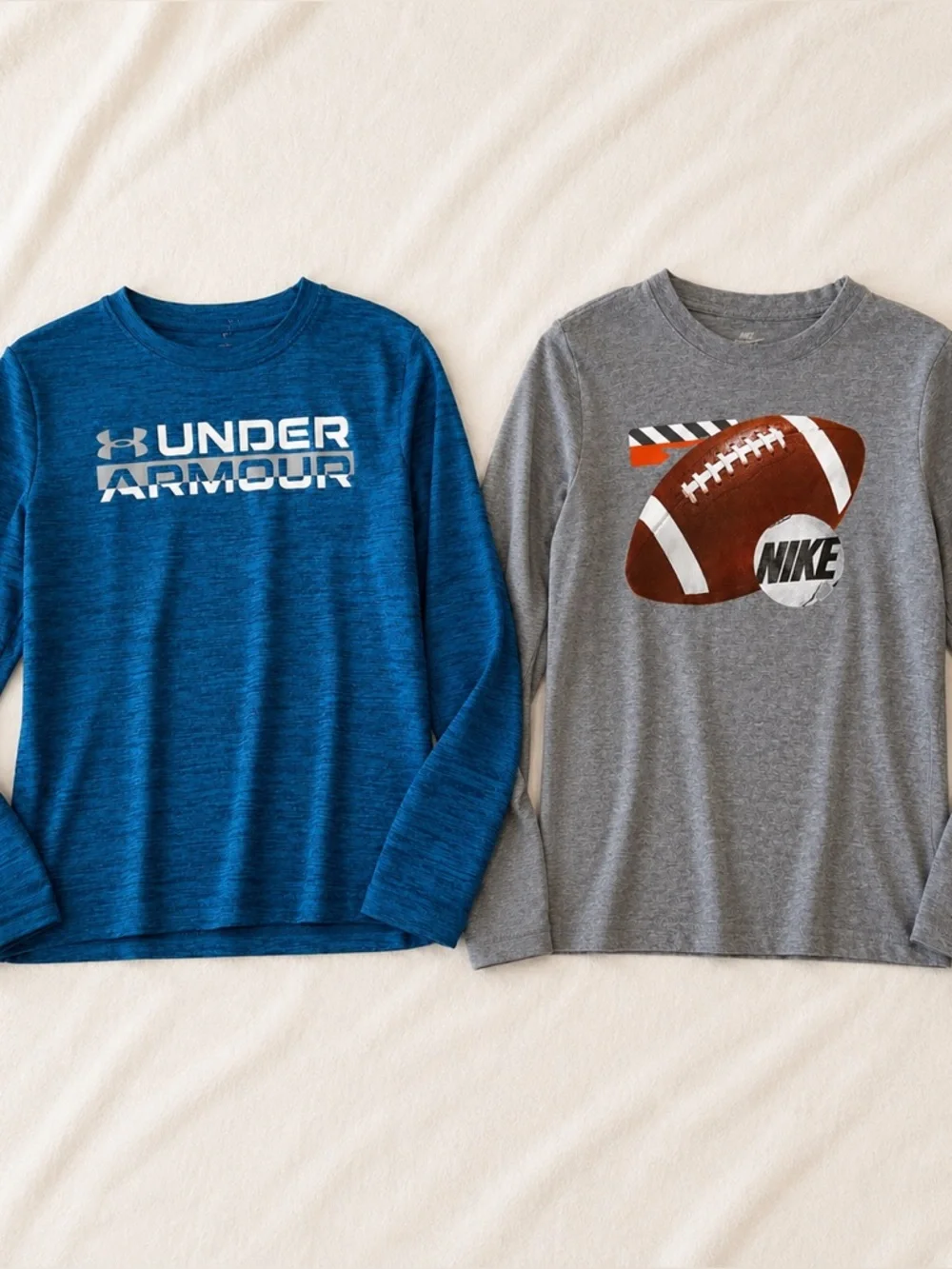 Under Armour Nike Boys Long Sleeve Shirt Bundle Sizes 5T 6/7 Athletic